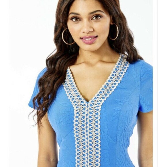 Lilly Pulitzer Arie Stretch Shift Dress - Bennet B - Picture 4 of 9